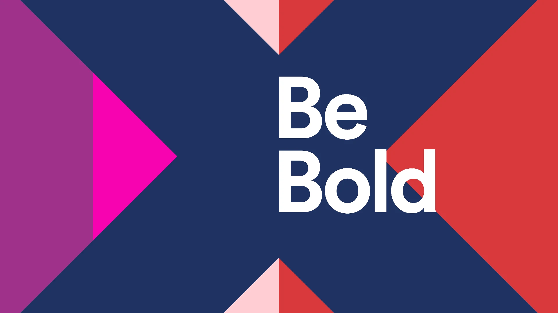 Spotify Unwound Be Bold graphic with colourful geometric shapes